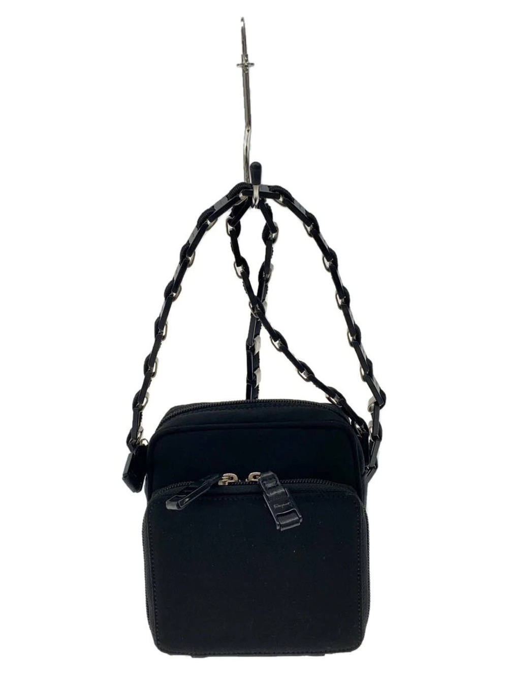 Salvatore Ferragamo Shoulder Bag Black Square